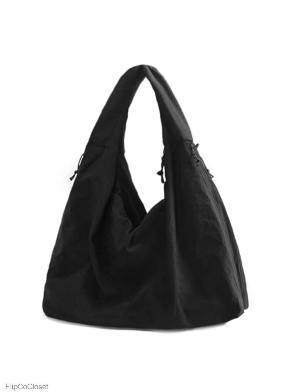 Large Nylon Hobo Shoulder Bag Casual Tote Shopper Handbag
